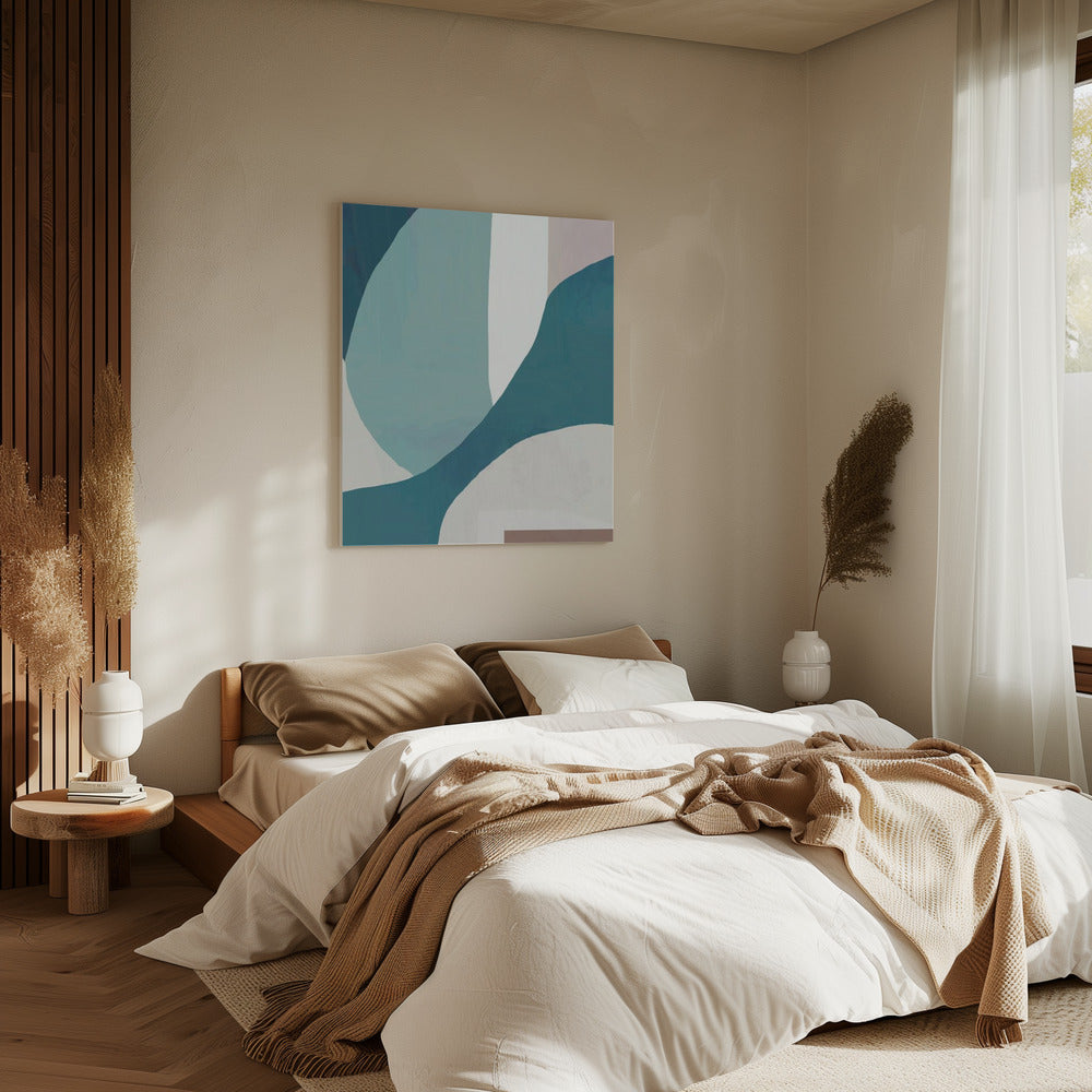 Vloeiende golven | Canvas