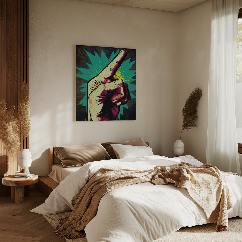 Levendige handgebaren | Canvas