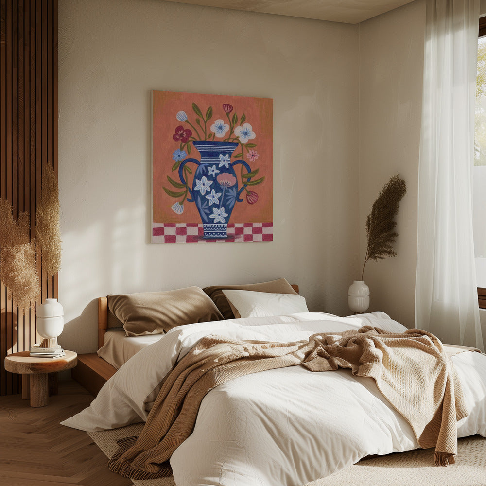 Vase Wild Flowers Bouquet | Canvas