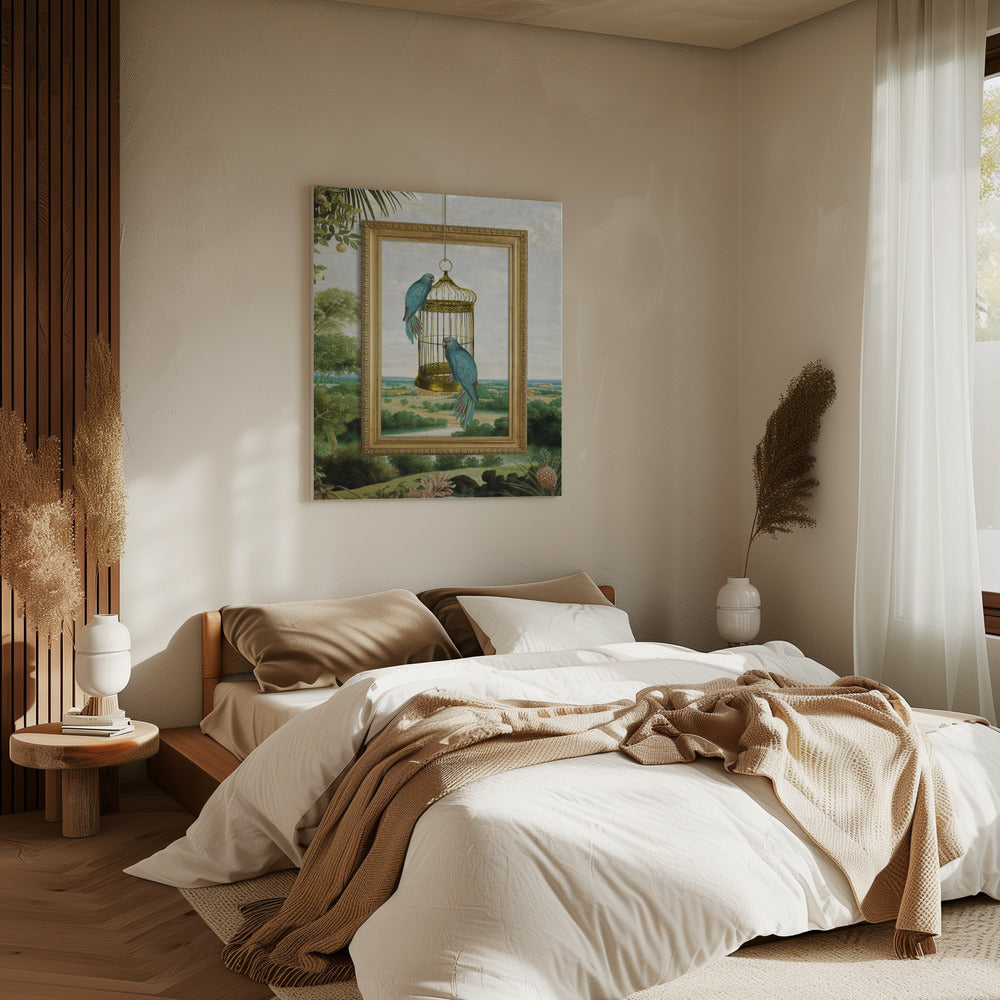 Het Gouden Uitzicht | Canvas