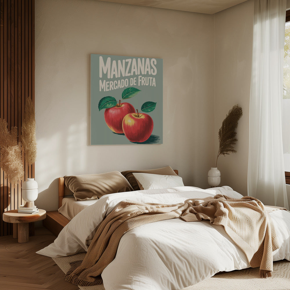 Levendige rode appels | Canvas