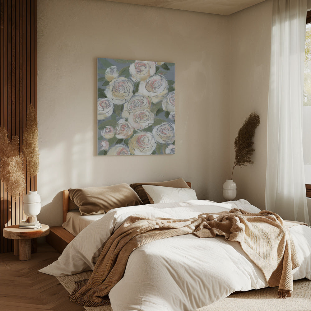 Elegant bloemmotief | Canvas