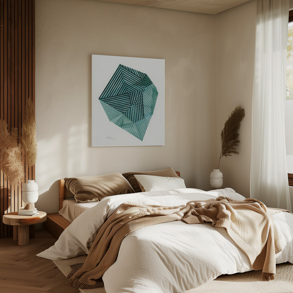 Gestreepte steen I. | Canvas