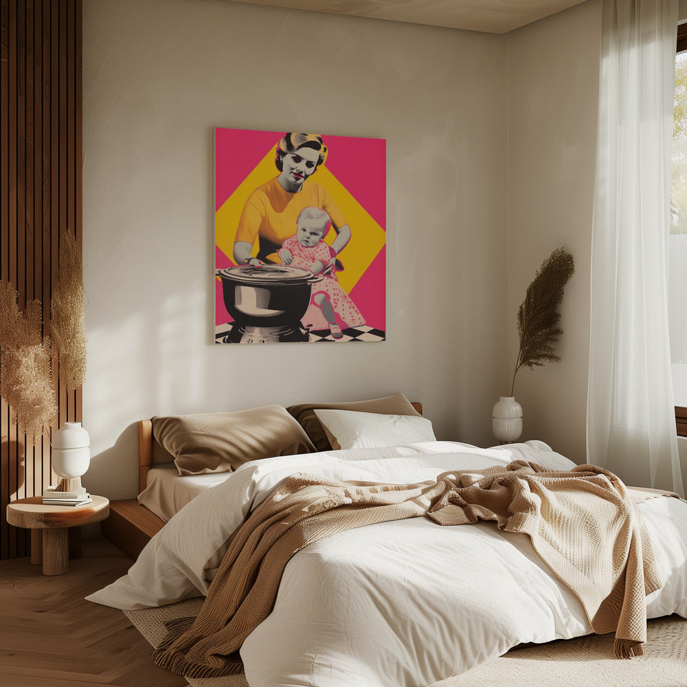 Surrealistische moeder | Canvas