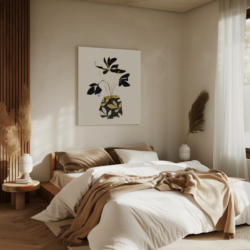 Abstracte bloemen | Canvas