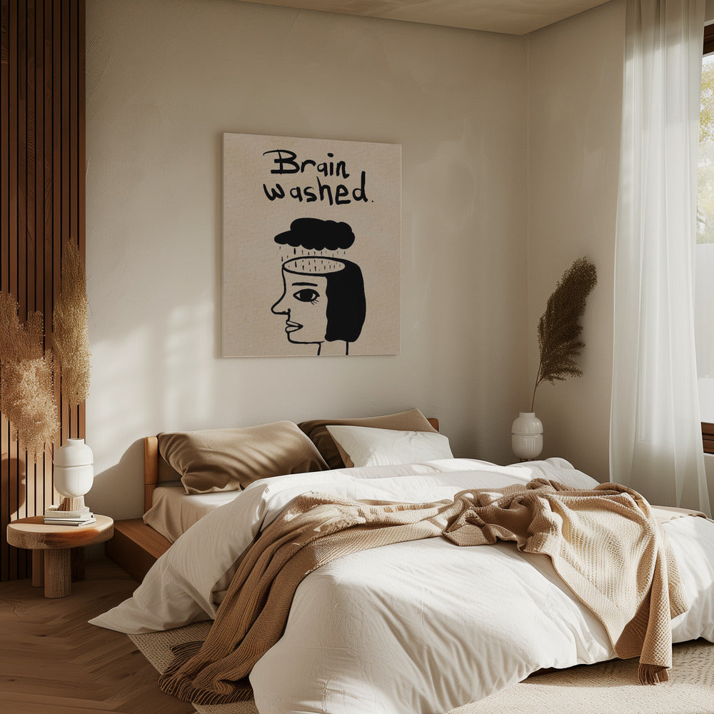 Gehersenspoeld, schone gedachten, schone geest. | Canvas