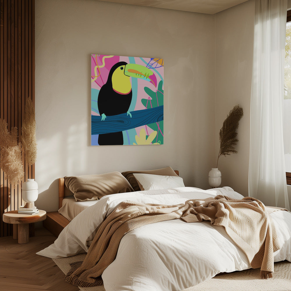 Kleurrijke Toekan | Canvas