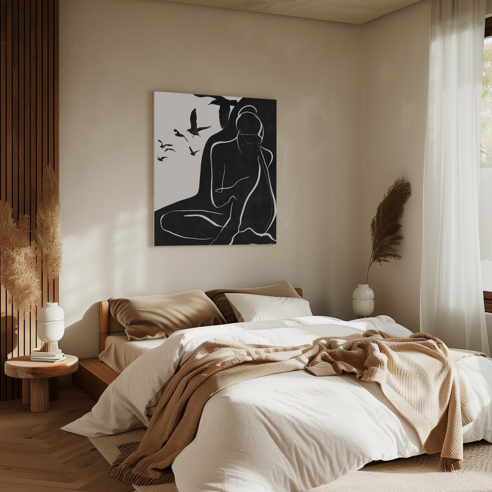 Vliegende vogels | Canvas