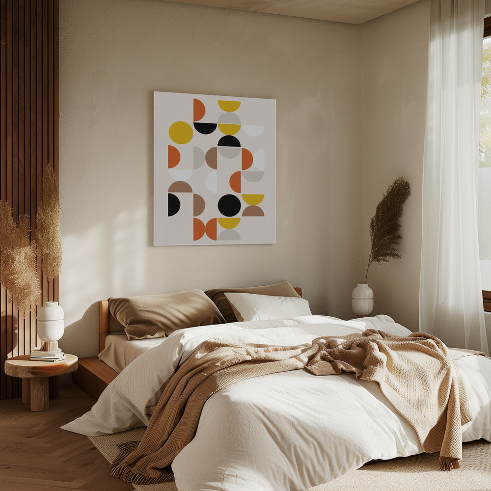 Mid-Century patroon | Canvas