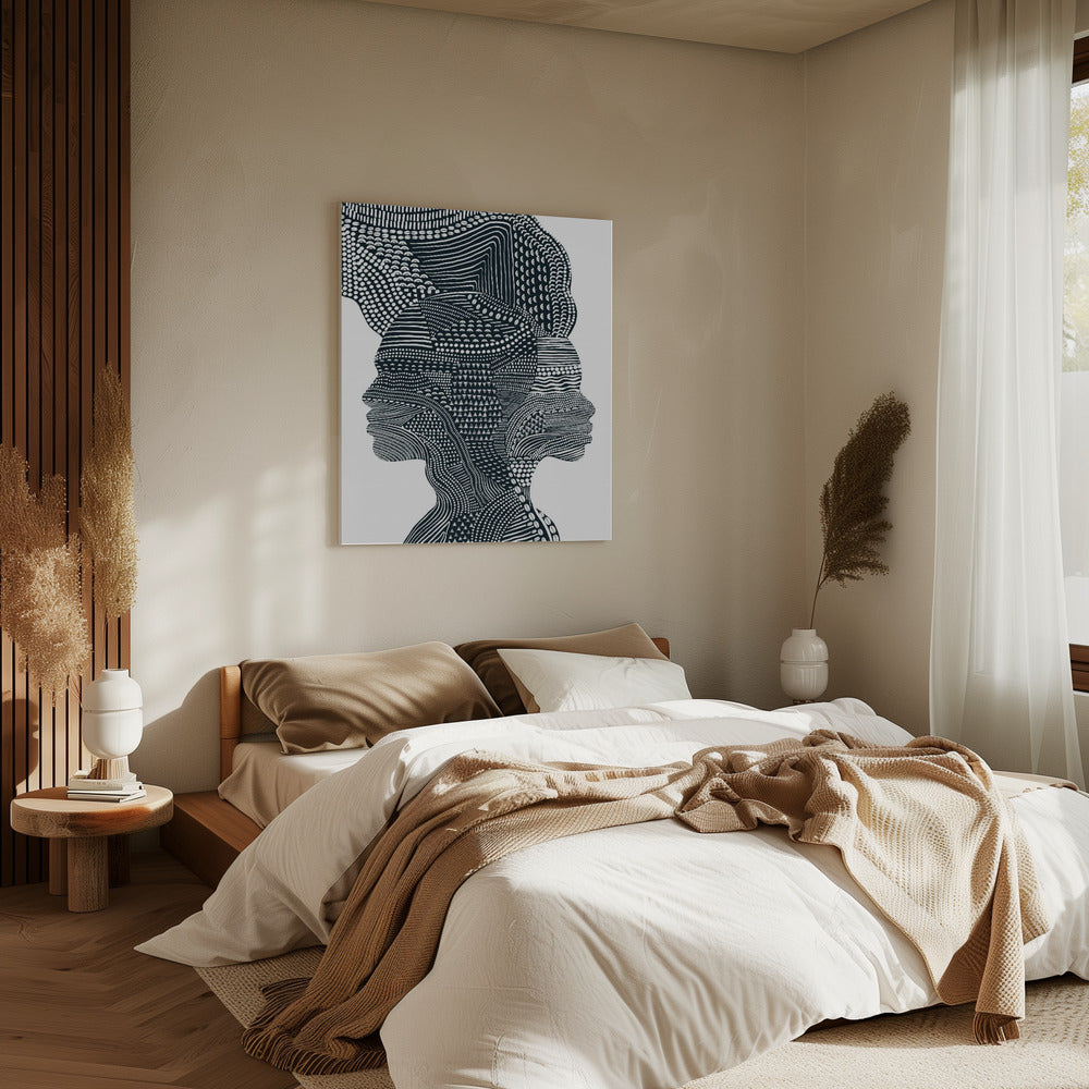 Tribal Couple | Canvas