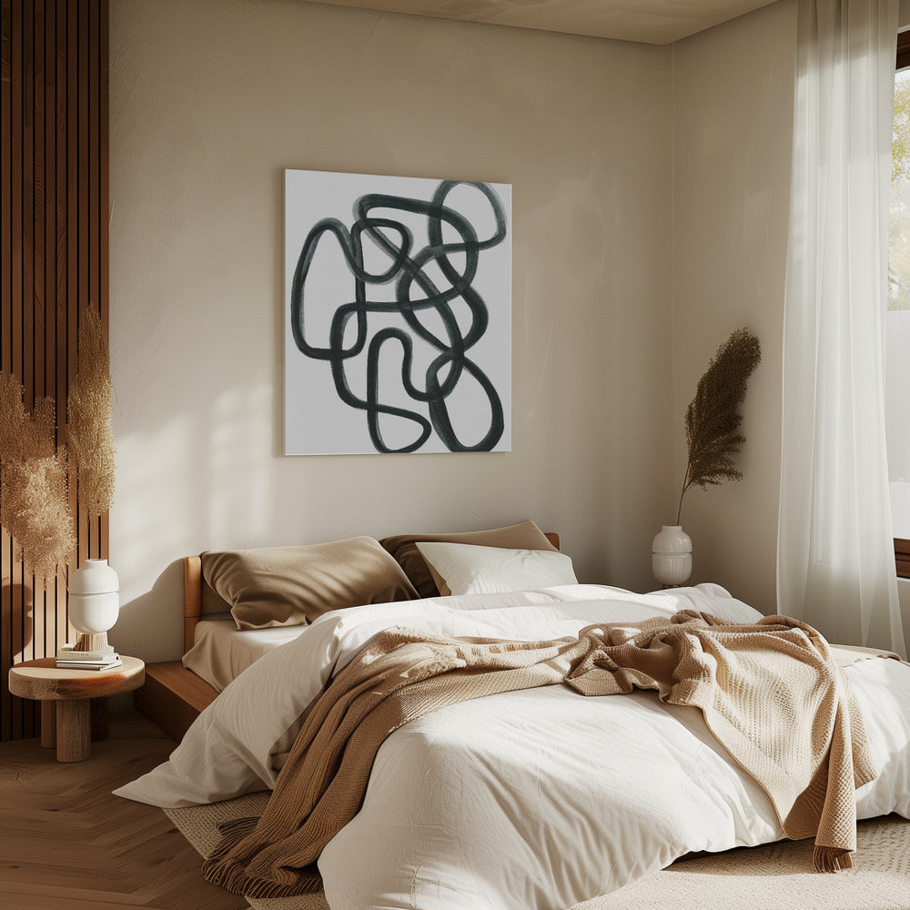 Abstract in Black | Canvas