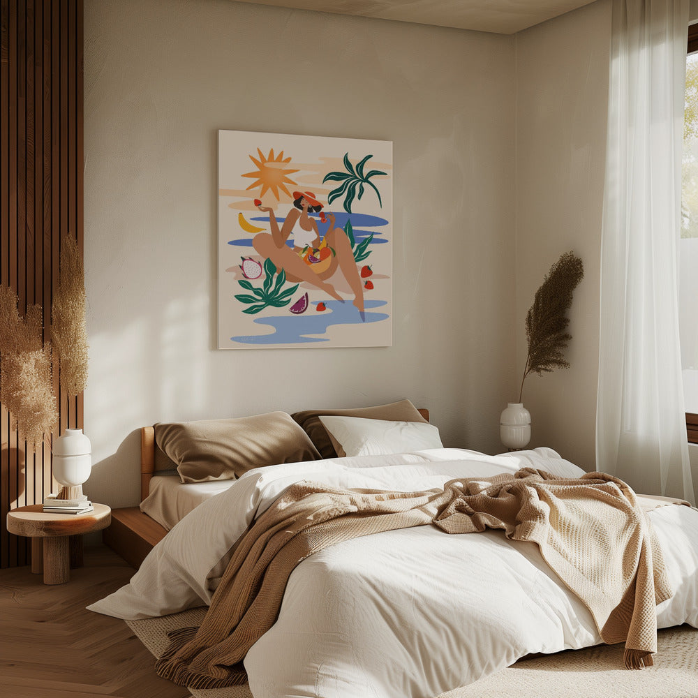 Zoete zomer | Canvas
