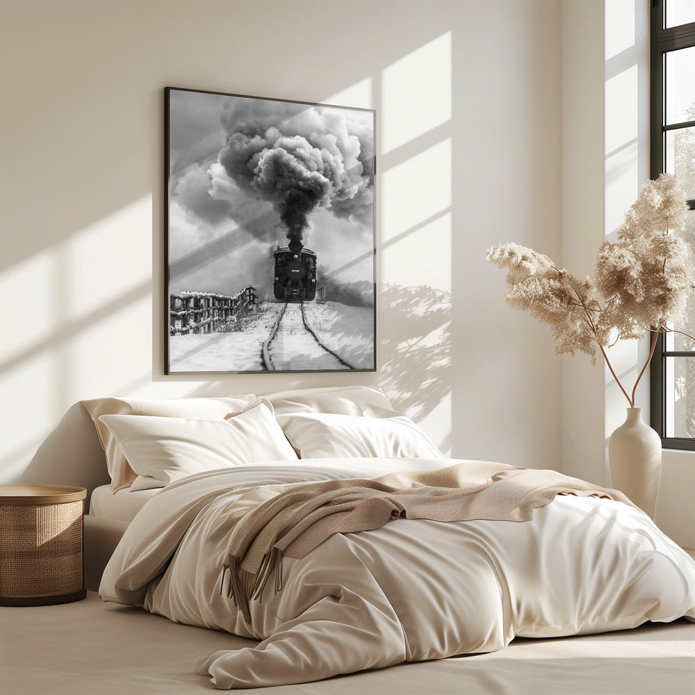 Oude trein | Poster