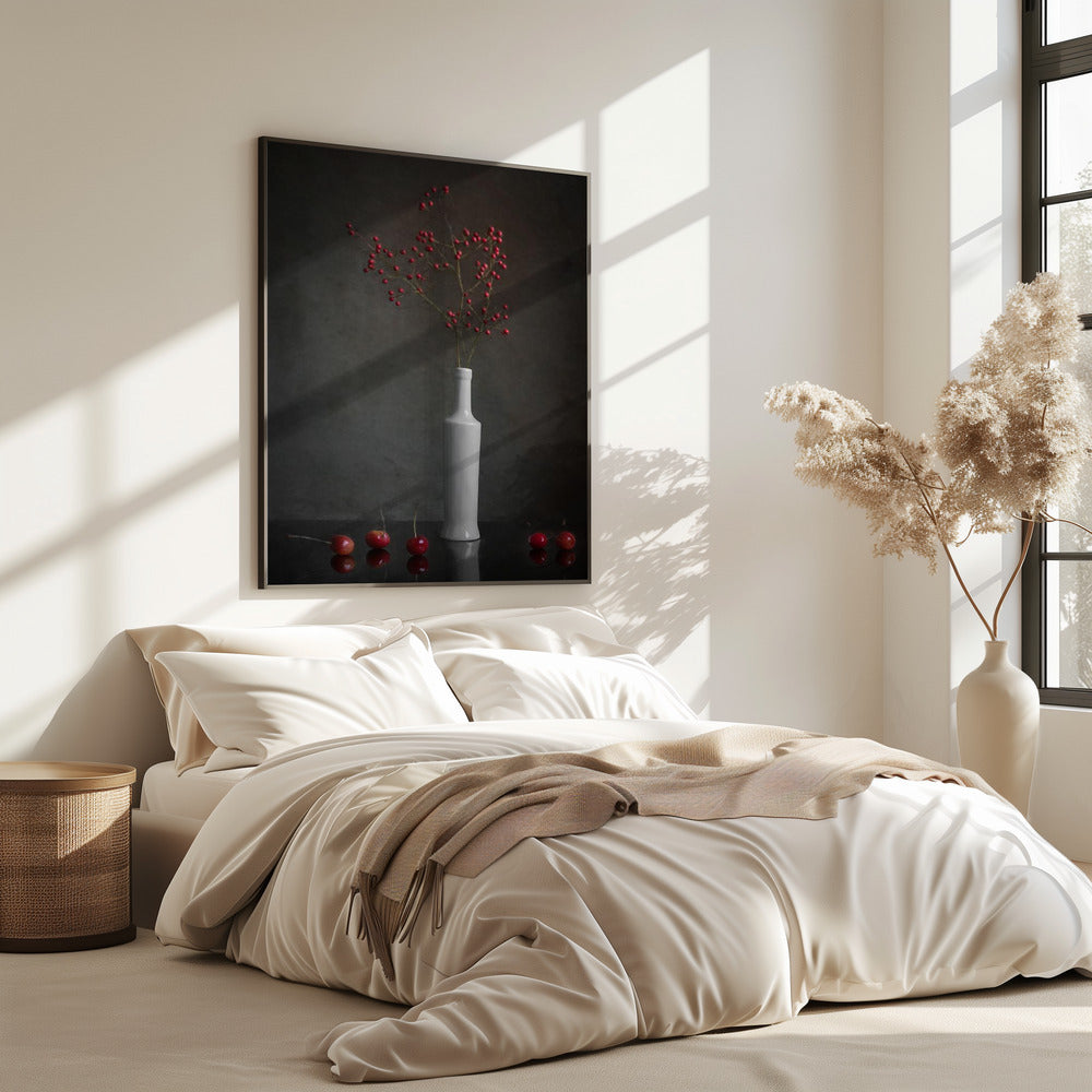Regenachtigere kersen | Poster