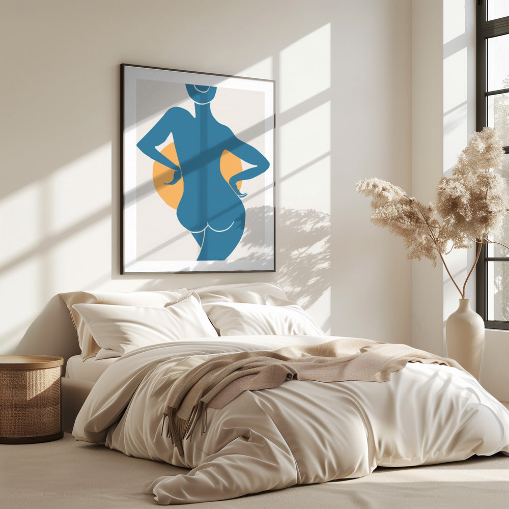 Blauwe Vrouw | Poster
