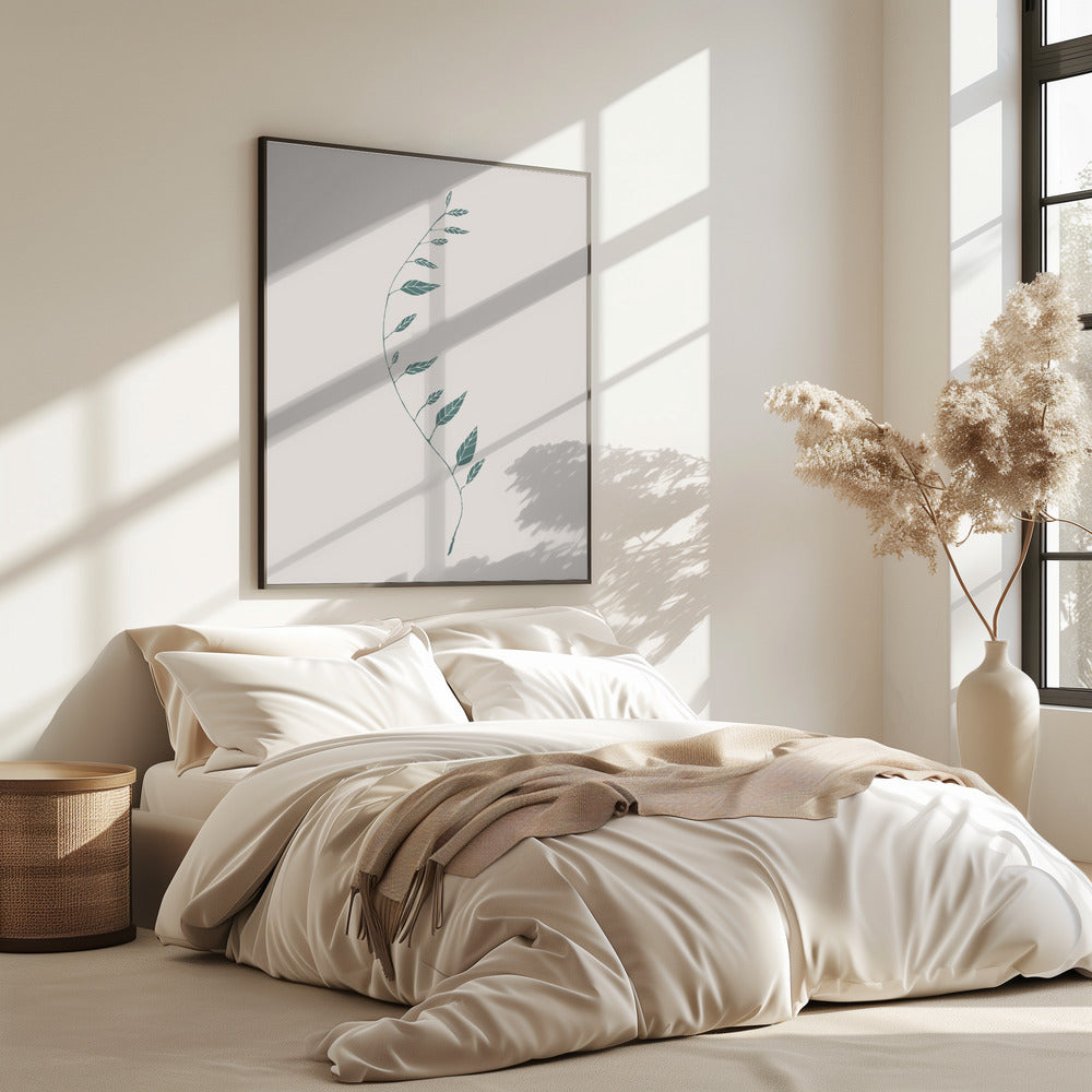 Wavy Branch Green | Poster