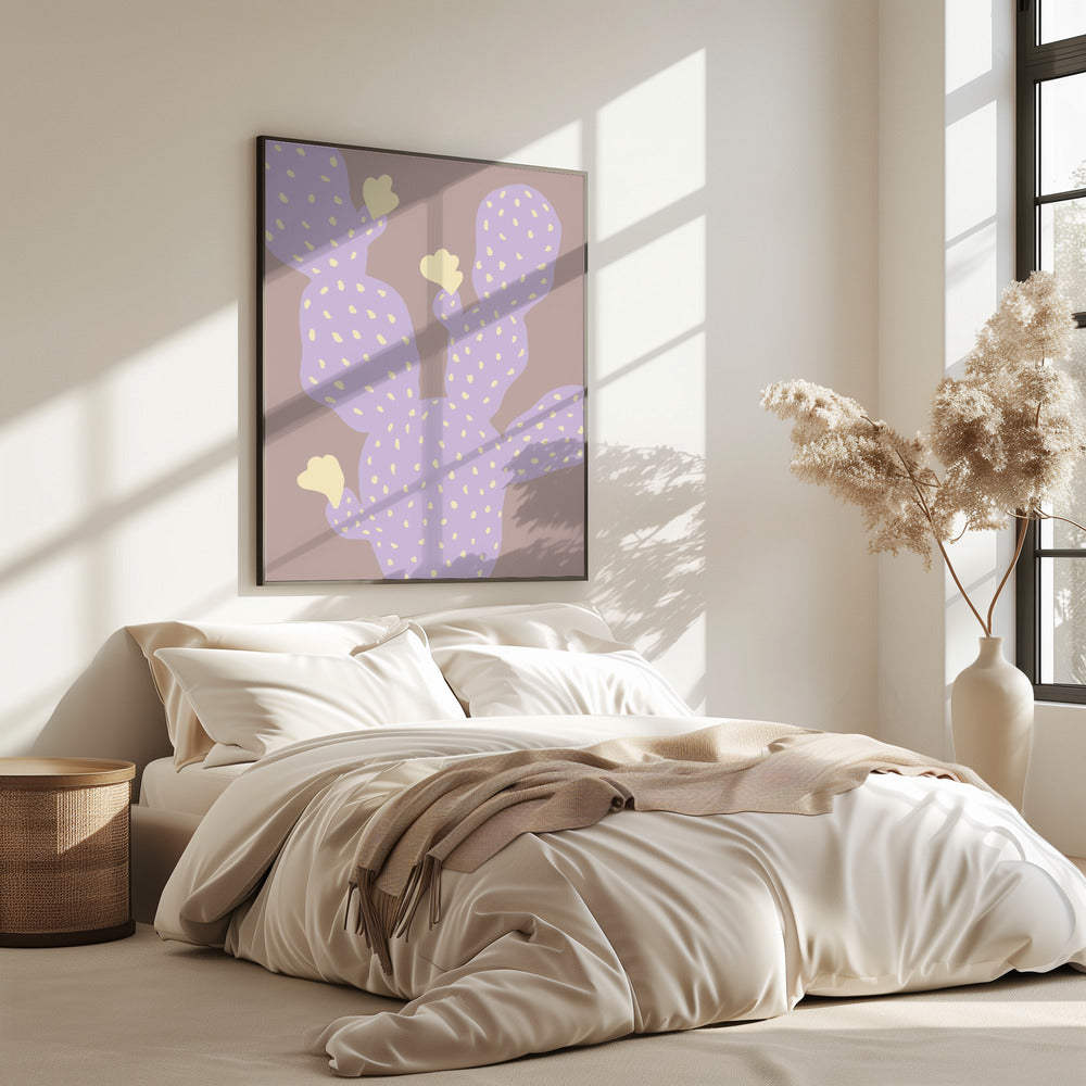 Lila Cactus | Poster