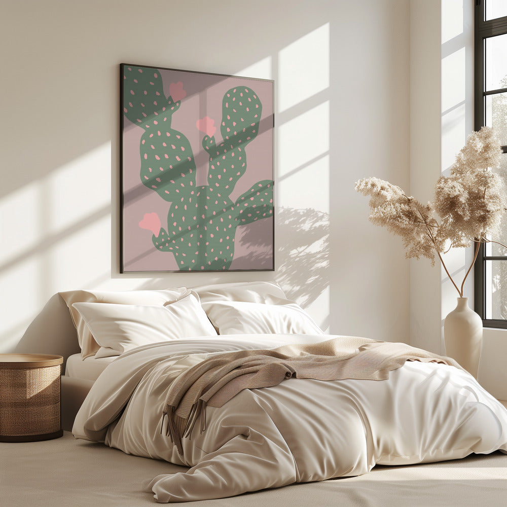 Groene Cactus | Poster