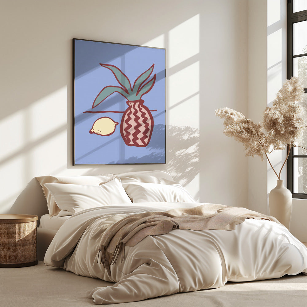 Blauwe Citroen | Poster