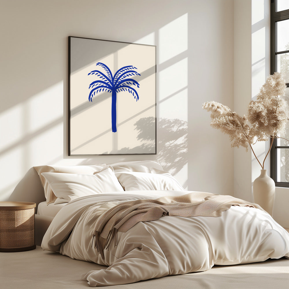 Blauwe Palm | Poster