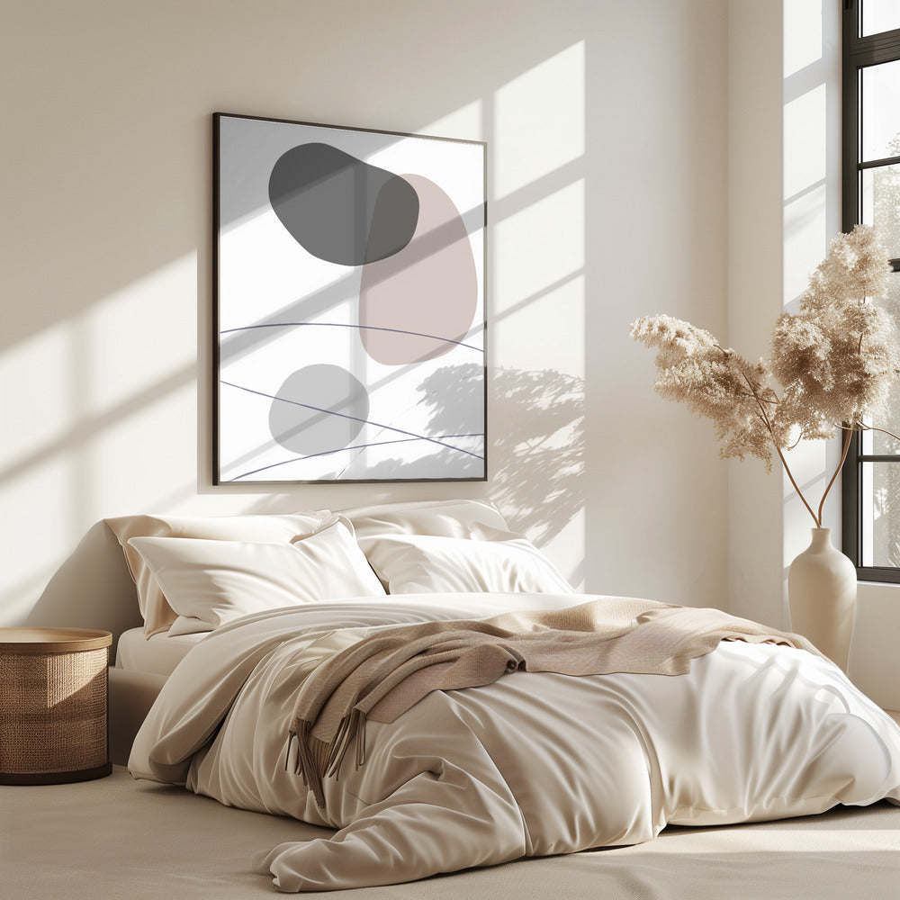 Nieuwe vormen Beige 03 | Poster