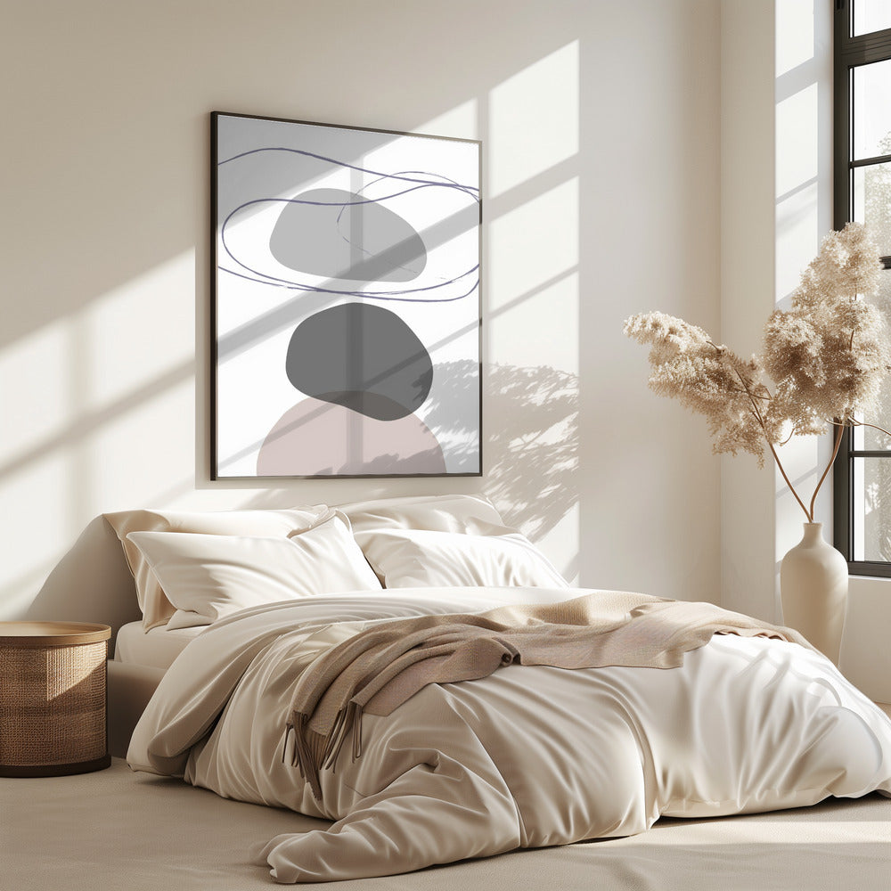 Nieuwe vormen Beige 04 | Poster