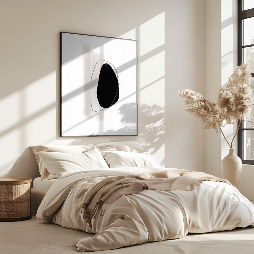 Monochrome stilte | Poster