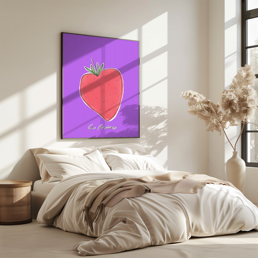 Stylized Strawberry Delight | Poster