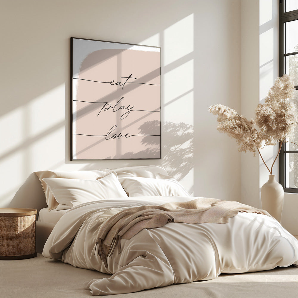 Eet Speel Liefde | Poster