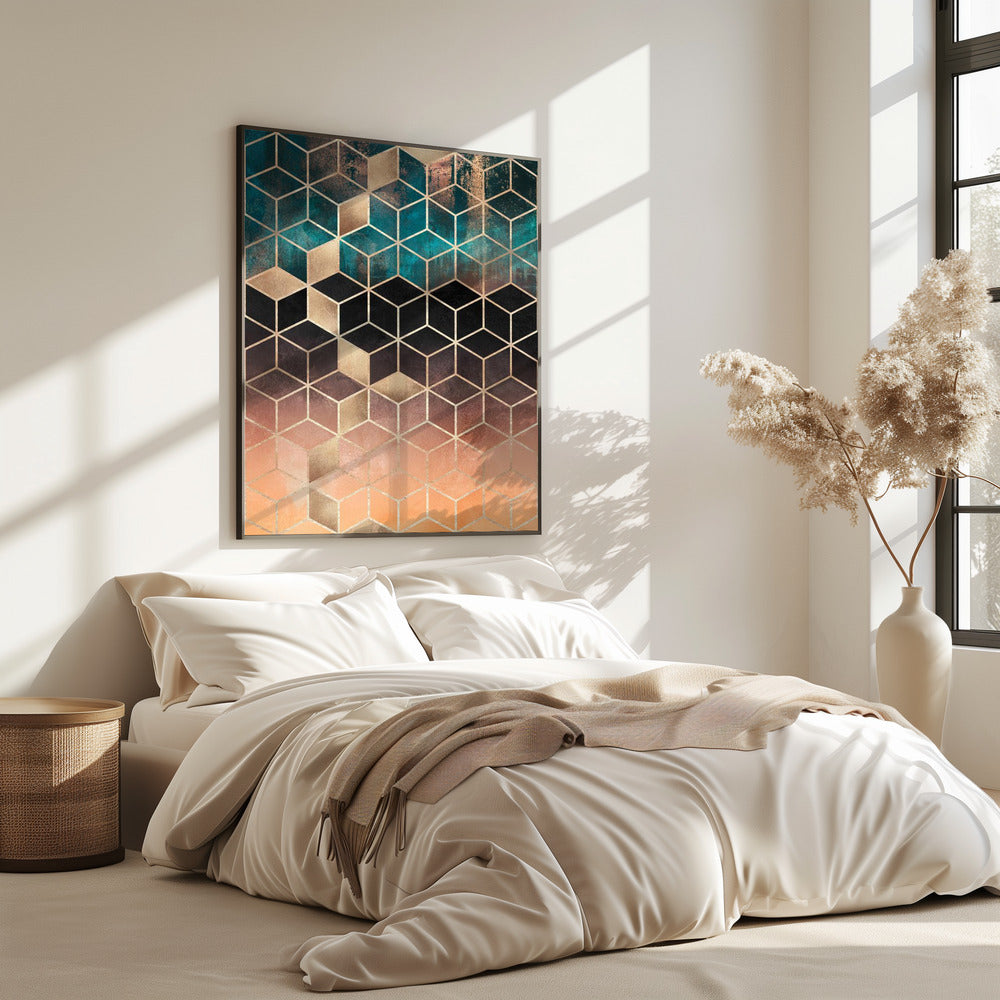 Ombre Dream Cubes | Poster