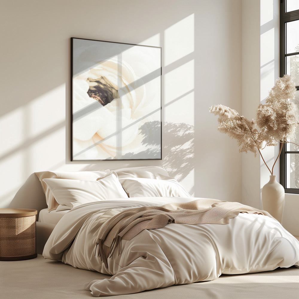 Witte Bloem 01 | Poster