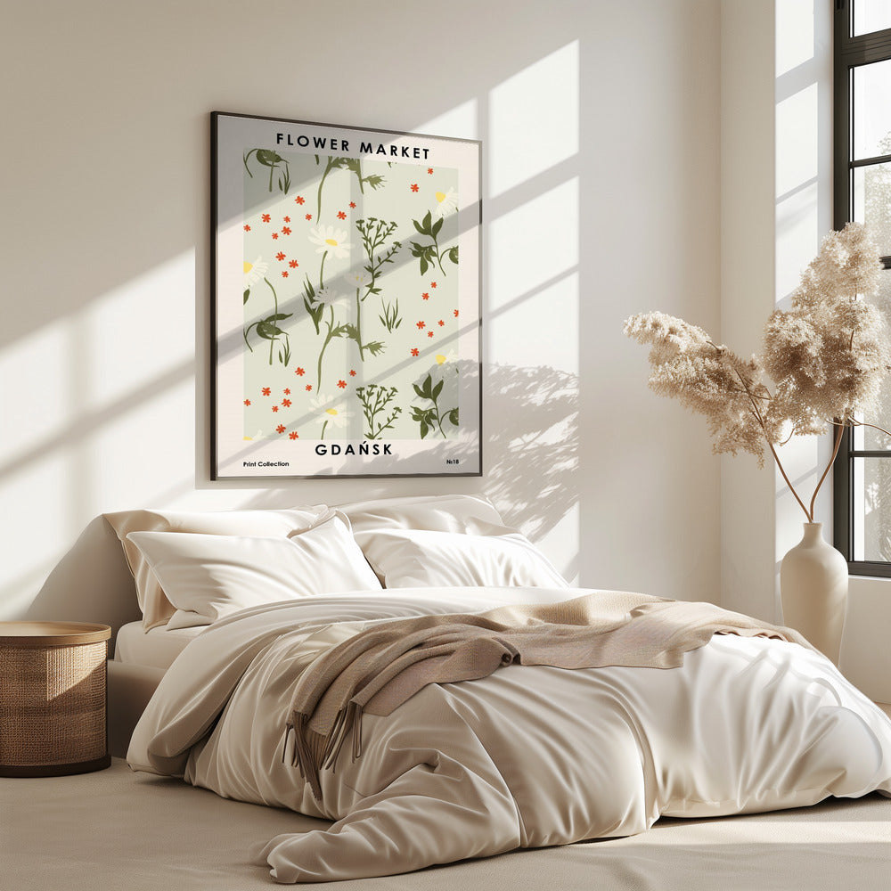 Bloemenmarkt Gdansk | Poster