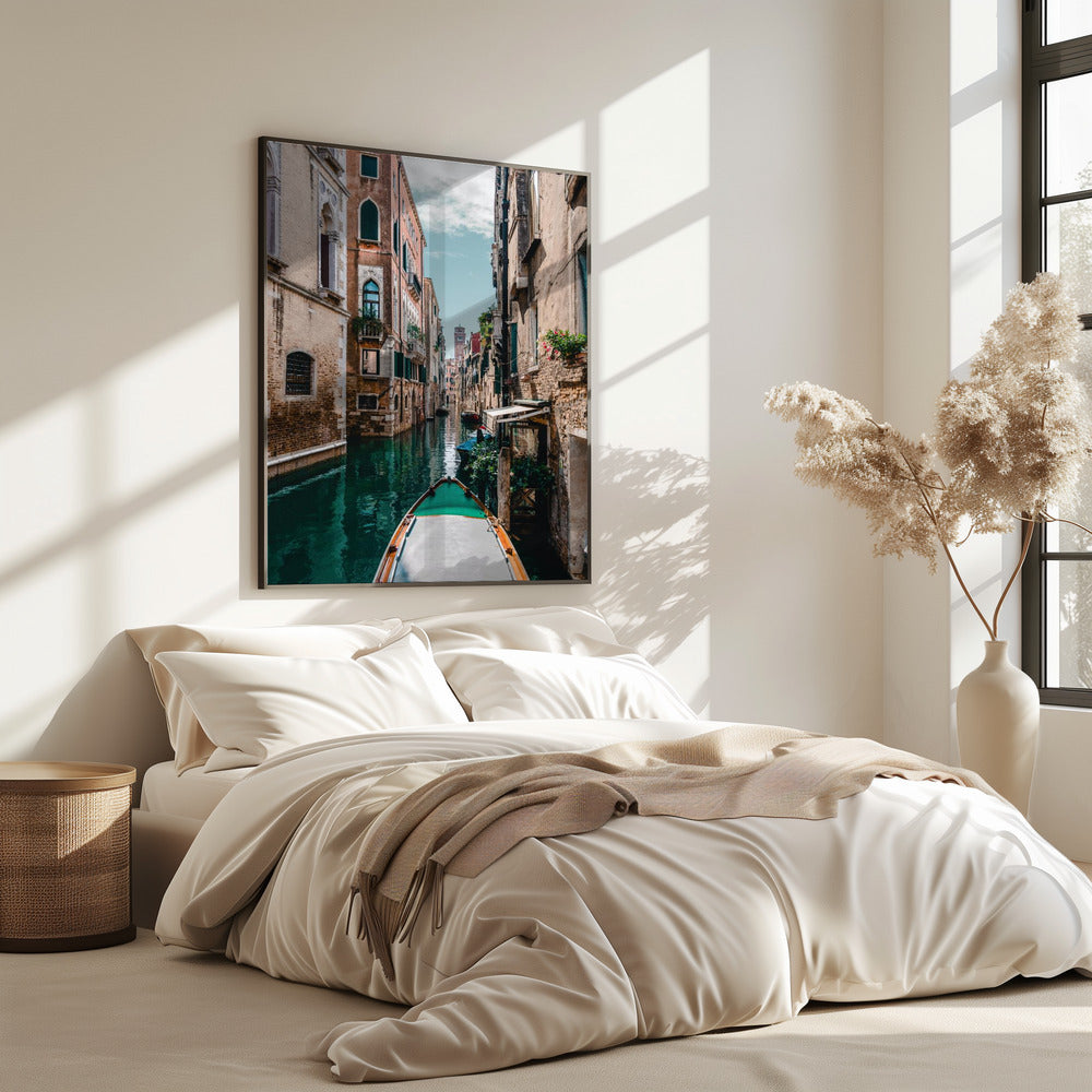 Boat on the river | Poster