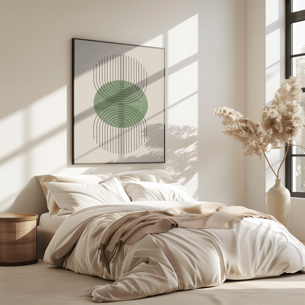Symmetrische golven | Poster