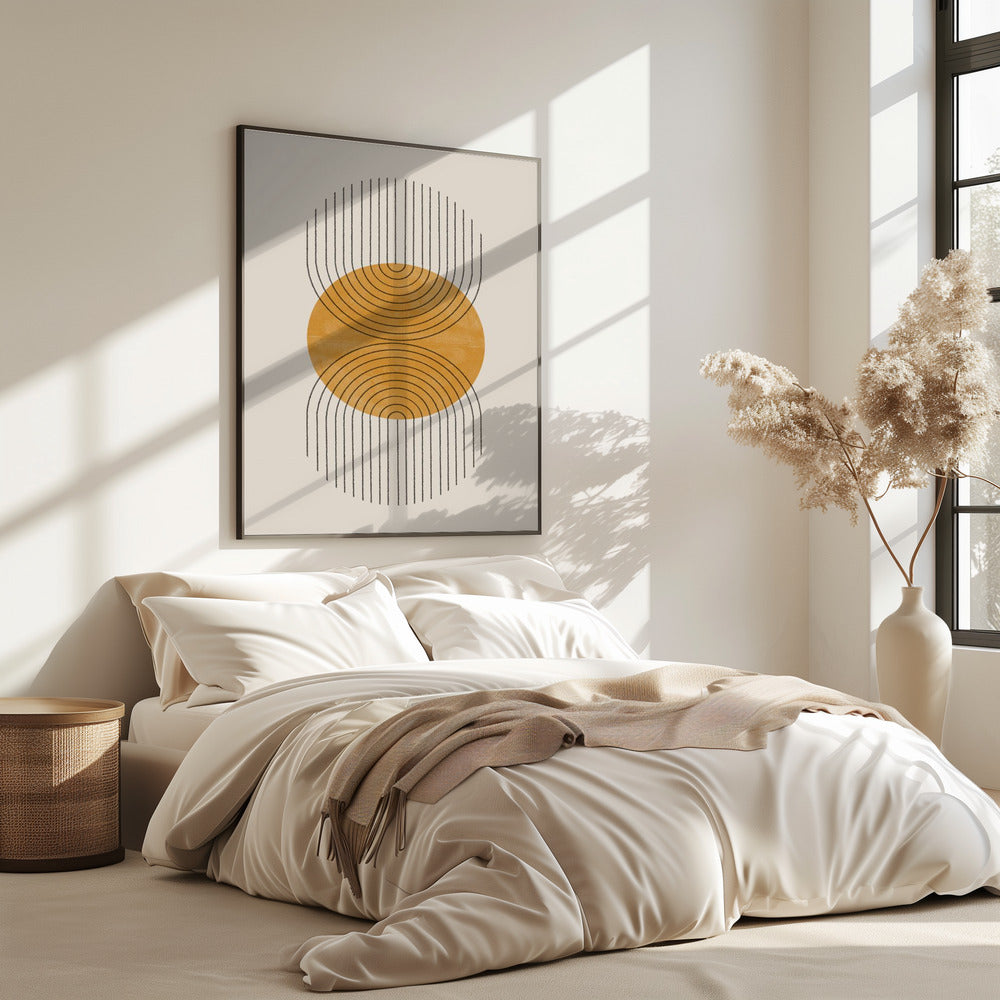 Symmetrische golven | Poster
