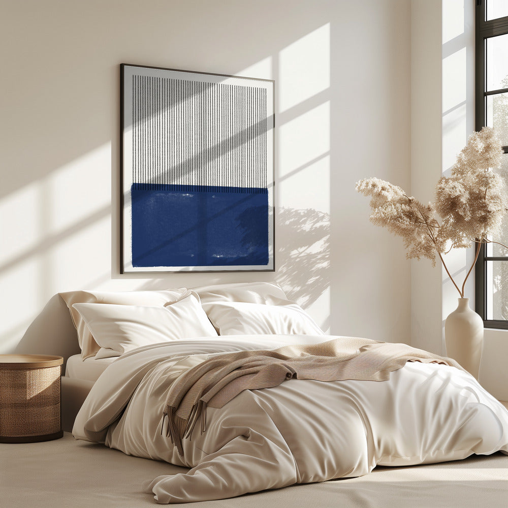 Blauwe Lijn Harmonie | Poster