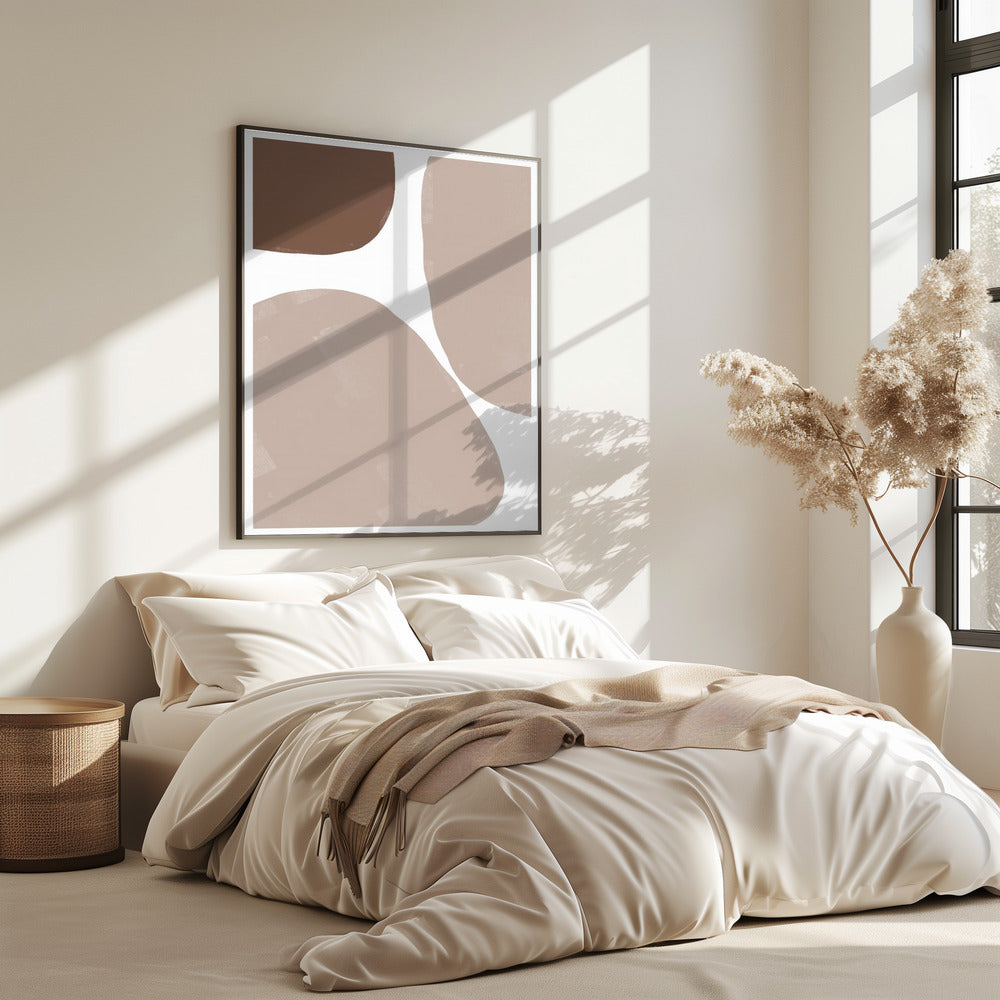 Zachte compositie nr. 4. | Poster