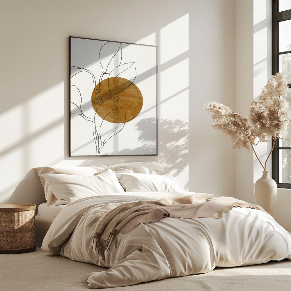 Line Leaf Harmony | Poster