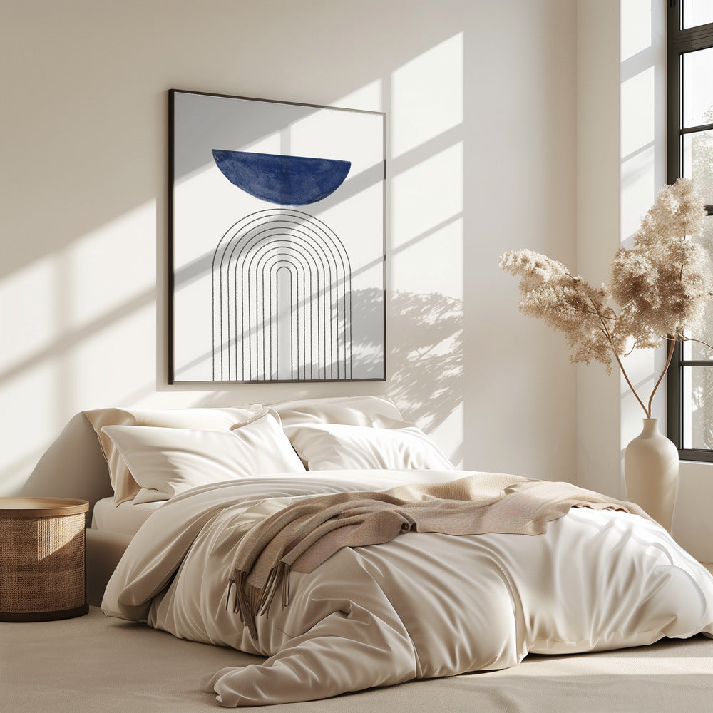 Gebogen sereniteit | Poster