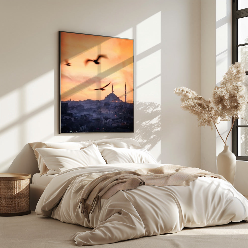 Sunset in Istanbul | Poster