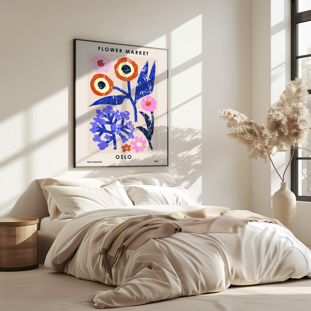Bloemenmarkt. Oslo | Poster