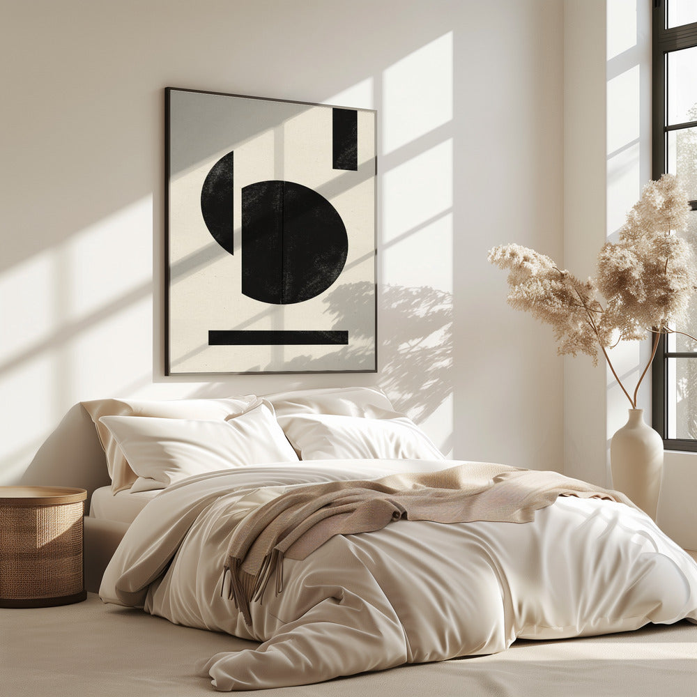 Geometrisch contrast | Poster
