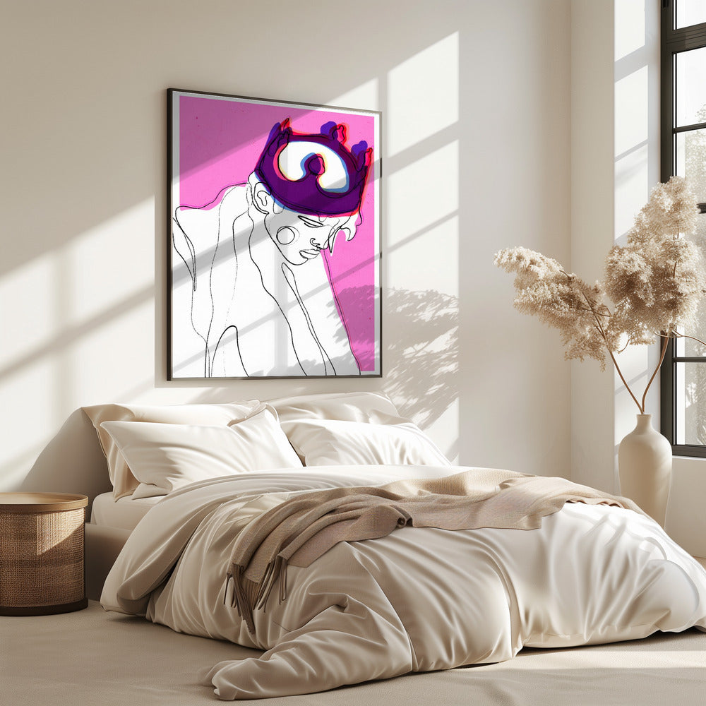 Gekroonde Weerspiegeling | Poster