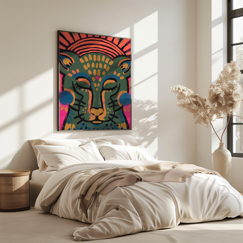 Levendige kattendroom | Poster