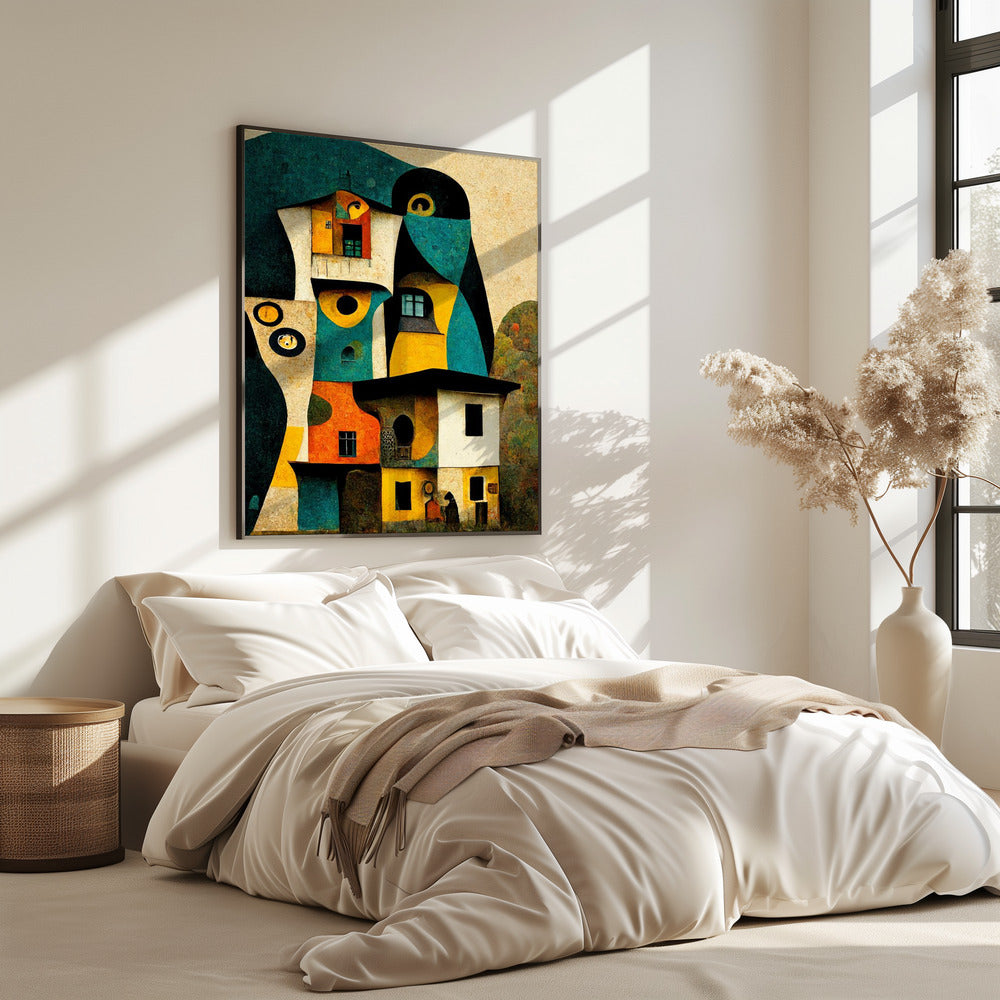 Grillige woningen | Poster