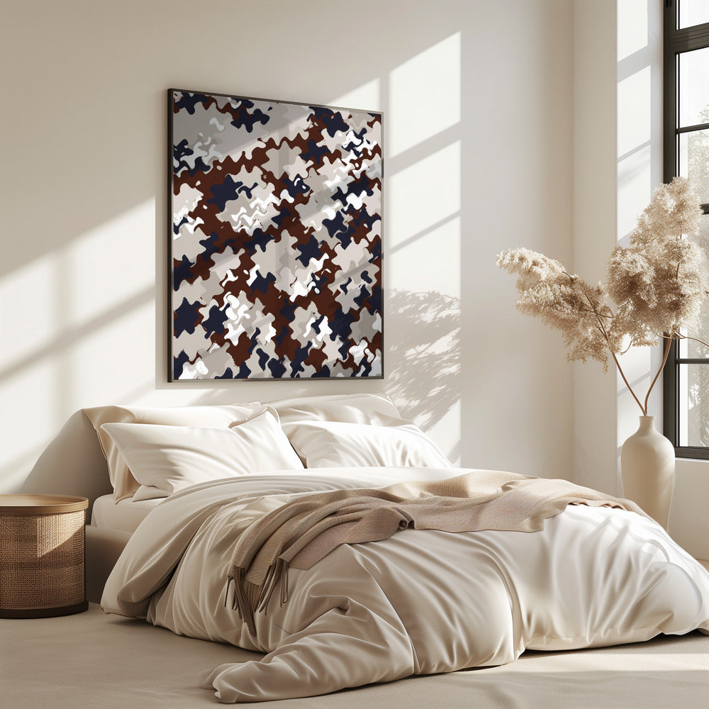 Abstract golvenlandschap | Poster