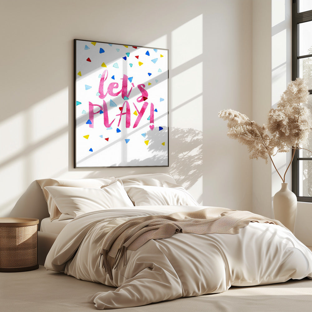 Speelse Confetti Explosie | Poster