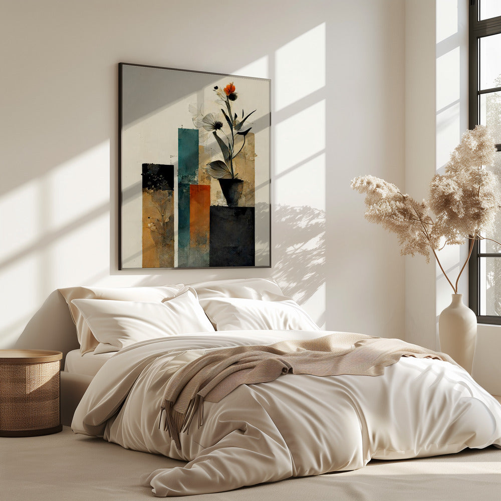 Abstracte bloesems | Poster