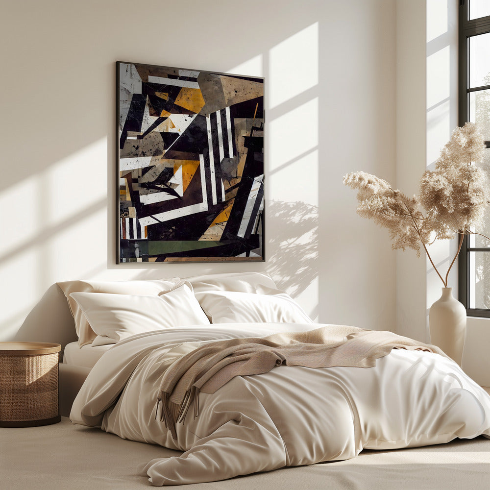 Geometrisch wandtapijt | Poster