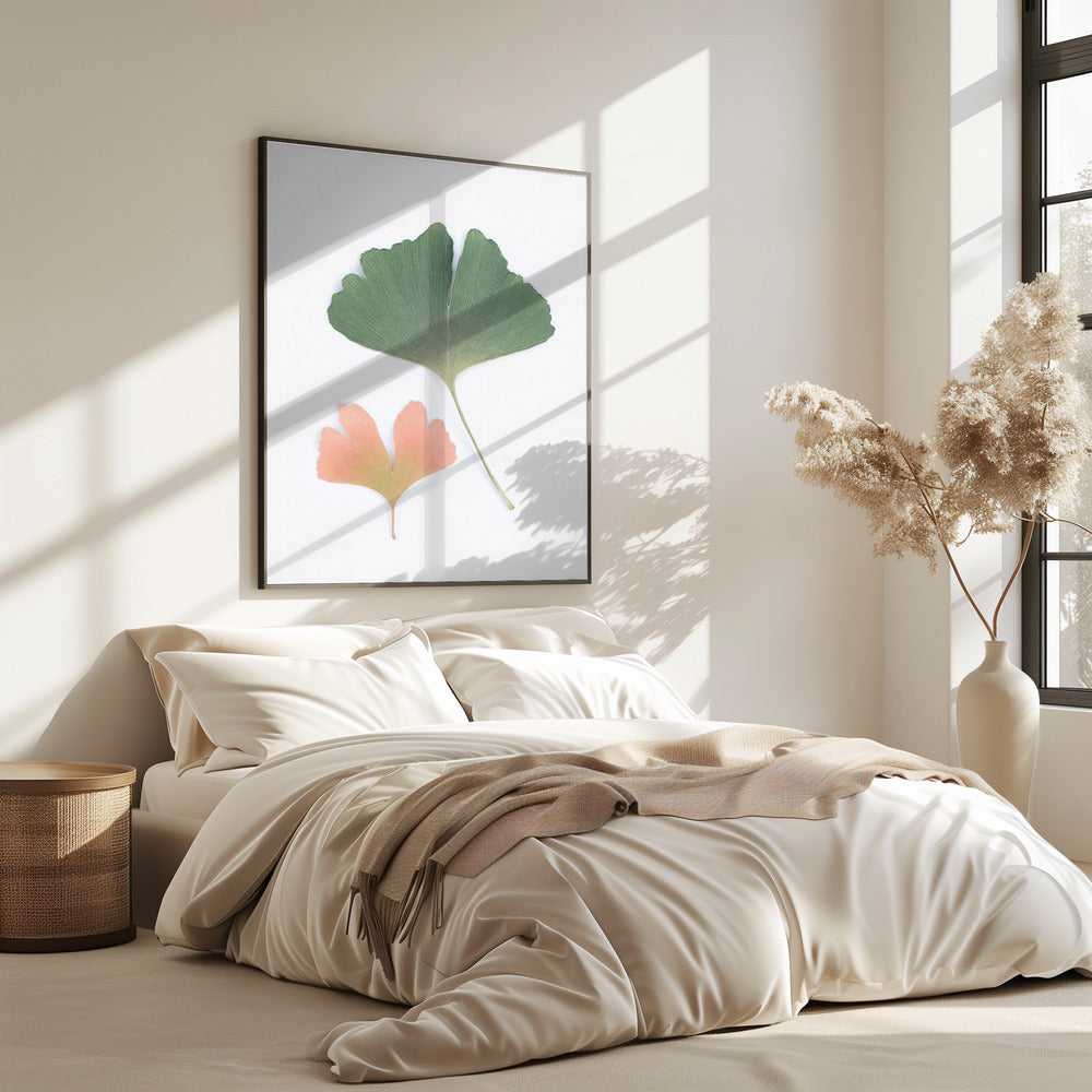 Pastelkleurige Ginkgo | Poster